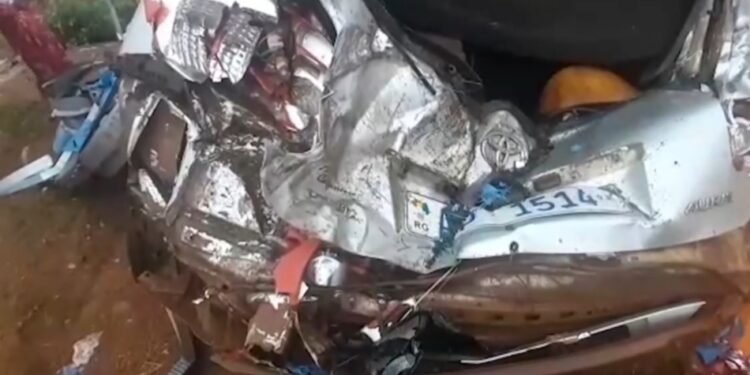 Accident de la circulation sur la nationale Conakry-Somayah : pas de perte en vies humaines, mais le chauffeur introuvable