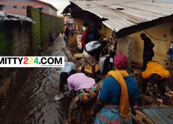 Matoto-Kisosso : Deux jeunes meurent emportés par les eaux après l’effondrement d’un mur