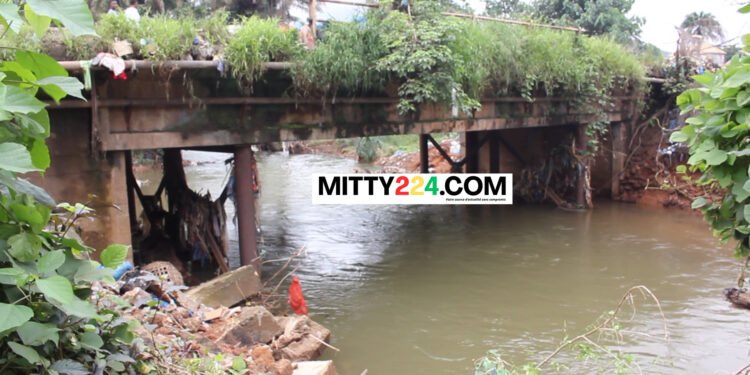 Pont en ruine à Dubréka : les citoyens de Nèguéya et Kénendé lancent un cri de détresse aux autorités