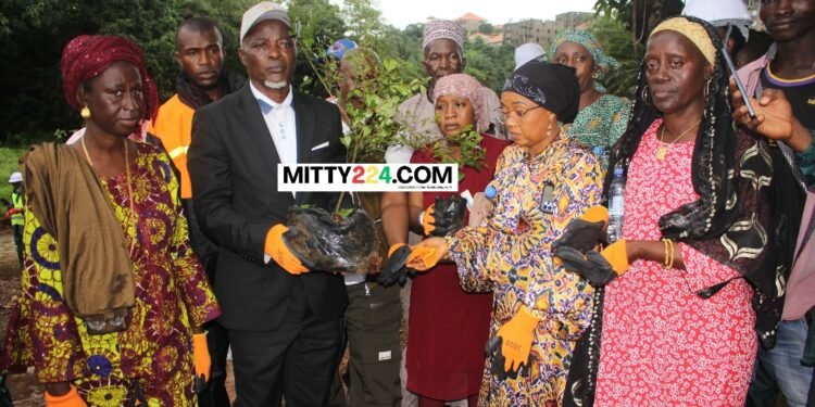 AWLN Guinée et REFAMP Guinée lancent la campagne « Une Femme, Un Arbre » à Lambanyi