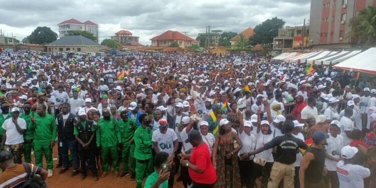 Sonfonia: Une marche blanche pour soutenir la nouvelle constitution