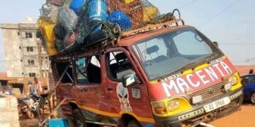 Kountia Nord : un minibus sans freins fait neuf blessées, le chauffeur en fuite