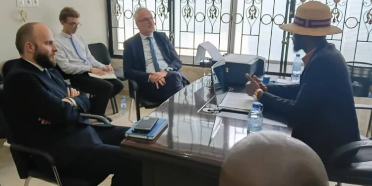 LE SECRÉTAIRE GÉNÉRAL DU SPPG REÇOIT L&rsquo;AMBASSADEUR DE FRANCE EN GUINÉE ET EN SIERRA LEONE